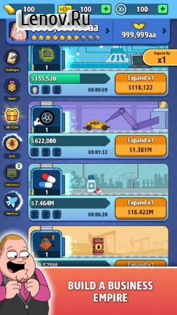 Idle Capital Tycoon - Money Game v 1.7.0 Mod (Unlimited Gold/All Stories are unlocked)