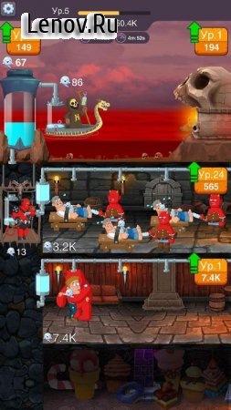 Idle Hell Party v 1.5 (Mod Money/No ads)