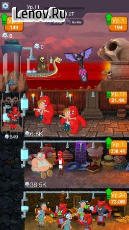 Idle Hell Party v 1.5 (Mod Money/No ads)