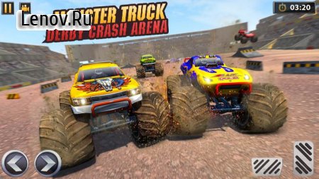 Real Monster Truck Demolition Derby Crash Stunts v 1.0.8 Mod (Free Shopping)