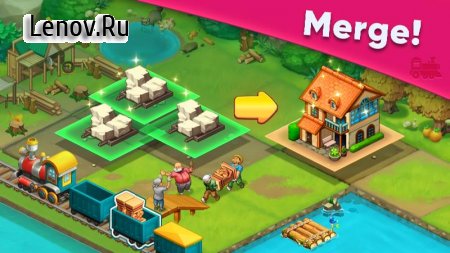 Train town - 3 match merge magic puzzle games v 1.1.3 (Mod Money)