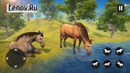 Wild Horse Family Simulator : Horse Games v 1.1.9 Mod (A large number of skill points)