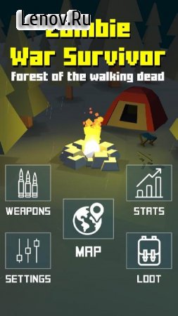 Zombie War Survivor : Forest of the Walking Dead v 1.7 Mod (gold coins/bullets/grenades)