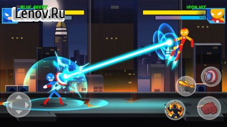 Stick Super: Hero - Strike Fight for heroes legend v 1.1.4 Mod (A lot of gold coins/diamonds)