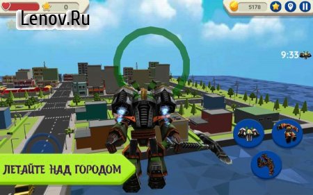 Robot Hero: City Simulator 3D v 1.036 Mod (Unlimited coins)