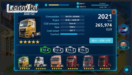 Virtual Truck Manager 2 Tycoon trucking company v 1.0.20 Mod (No ads)