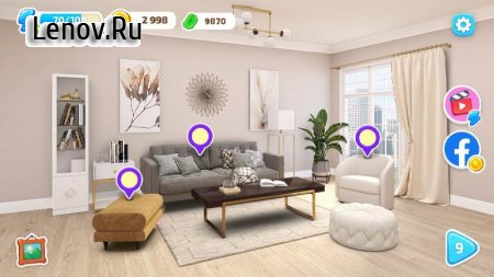 Color Home Design Makeover - paint your love story v 1.11 (Mod Money)