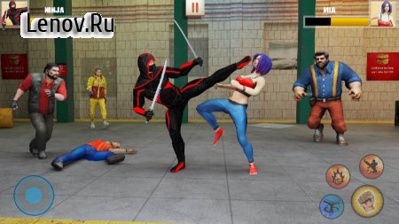 Ninja Superhero Fighting Games: City Kung Fu Fight v 7.3.0 Mod (The enemy will not attack)