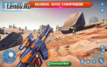 Sci-Fi Cover Fire – 3D Offline Shooting Games v 1.0 Mod (Unlocked all levels/weapons)