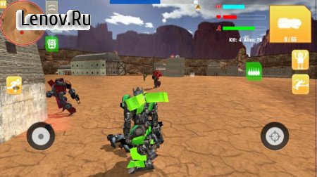 Robot War Free Fire - Survival battleground Squad v 1.0 Mod (Unlimited energy/bullets)