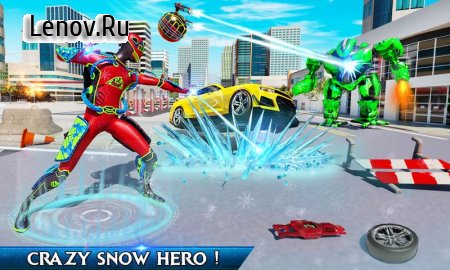 Snow Ball Robot Transform Hero Robot Crime City v 2.2 Mod (A lot of money)