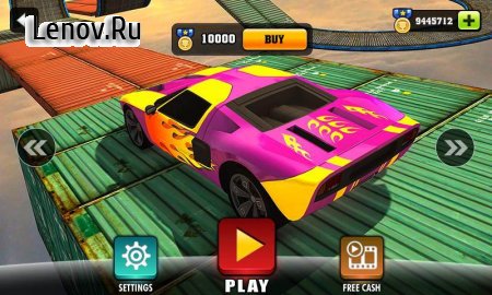 Impossible Car Stunt Games: Extreme Racing Tracks v 3.0 Mod (gold coins)