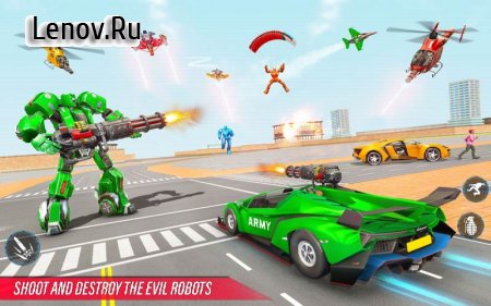 Army Bus Robot Car Game  Transforming robot games v 4.5 (Mod Money)
