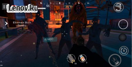 Zombie Shooter Dead Terror : Zombie Shooting Game v 1.15 Mod (A lot of money/Free Shopping)