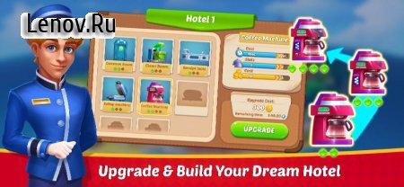 Dream Hotel: гостиничные игры, Симуляторы v 1.4.24 Mod (Free Shopping)