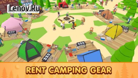 Camping Tycoon v 1.6.22 Mod (No need to watch ads to get rewards)