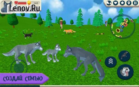 Wolf Simulator: Wild Animals 3D v 1.0520 Mod (Unlimited Coin/Meat)