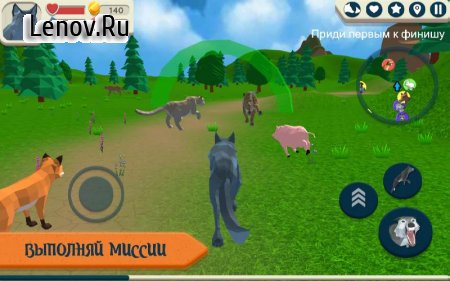 Wolf Simulator: Wild Animals 3D v 1.0520 Mod (Unlimited Coin/Meat)