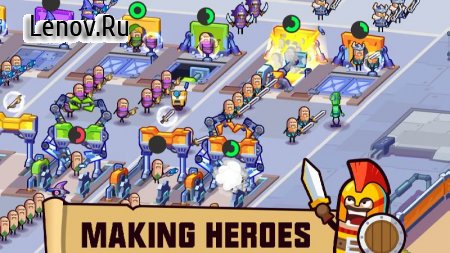 Hero Making Tycoon v 1.5.1 Mod (Get rewards without watching ads)