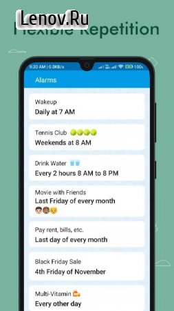 Galarm - Alarms and Reminders v 7.3.0 Mod (Premium)