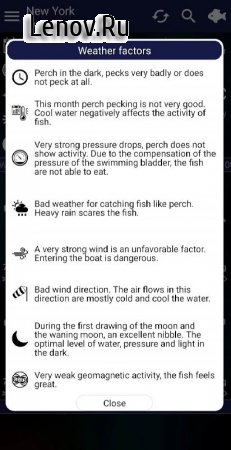Fishing forecast v 7.34 Mod (No ads)