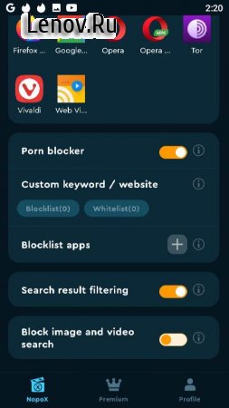 NopoX - Porn blocker v 1.0.22 Mod (Premium)