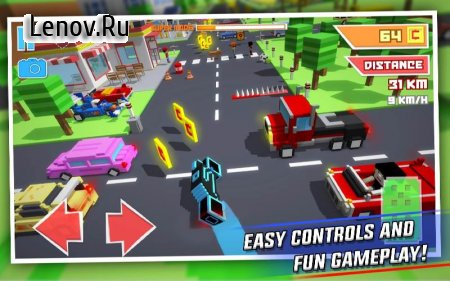 Crossy Brakes: Blocky Road Fun v 1.0.7 Mod (A lot gold coins)
