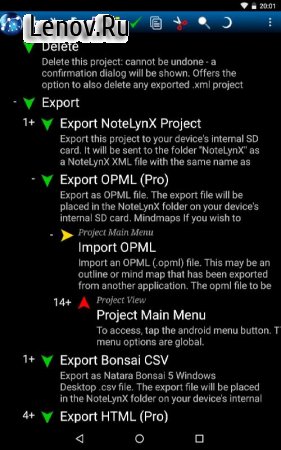 NoteLynX Pro Outliner Mindmap v 8.5.5  ( )