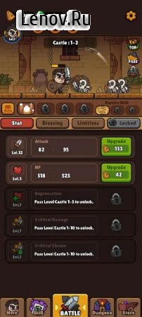 Idle RPG Adventure Hero v 1.0.17 Mod (Damage Multiplier/God Mode)