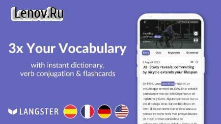 Learn Languages with Langster v 2.4.1 Mod (Premium)