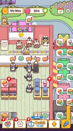 Cooking Cats: Idle Tycoon v 15 Mod (Lots of diamonds)