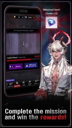 Kiss in Hell: Fantasy Otome v 1.0.4 Mod (Free Premium Choices)