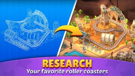 Roller Coaster Life Theme Park v 1.2.2 Mod (Unlimited Money/Gold/Keys/Resources)