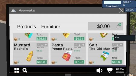 Supermarket Saler Simulator v 0.1.7 (Mod Money/No ads)