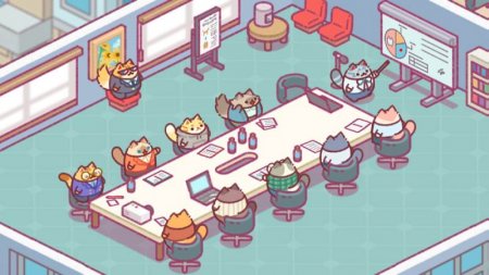 Office Cat: Idle Tycoon Game v 1.0.14 Mod (Free Shopping)