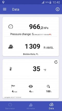 Barometer & Altimeter v 2.4.05 Mod (Premium)