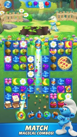 Smurfs Magic Match v 4.4 Mod (Unlimited Lives/Coins/Stars)