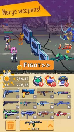 Kawaii Guns: Merge & Shoot v 1.6.1 Mod (God Mode)