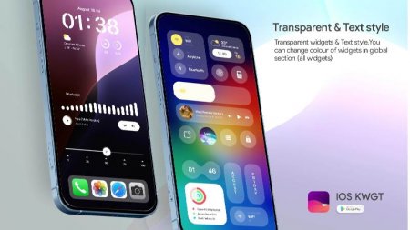 iOS KWGT - iOS 18 Inspired v 1.1  ( )