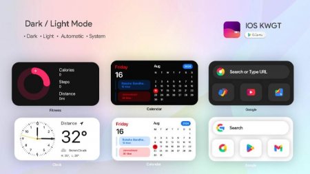 iOS KWGT - iOS 18 Inspired v 1.1  ( )