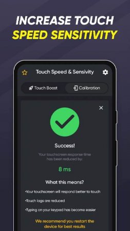 Touchscreen Response Speed Up v 2.1.0 Mod (Premium)