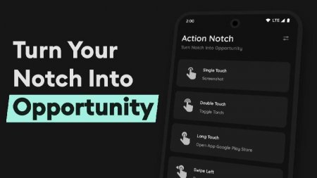 Action Notch: Touch The Notch v 1.2.4 Mod (Pro)