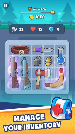 Backpack Hero: Merge Weapon v 1.36.4 Mod (Unlimited Gems/God Mode)