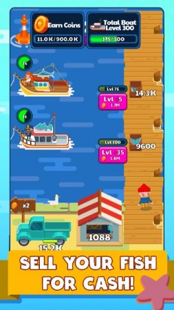 Idle Fishing Story v 2.6.24 Mod (Unlock Costume)