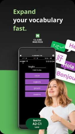 Clozemaster: Expand Vocabulary v 2.9.14 Mod (Pro)