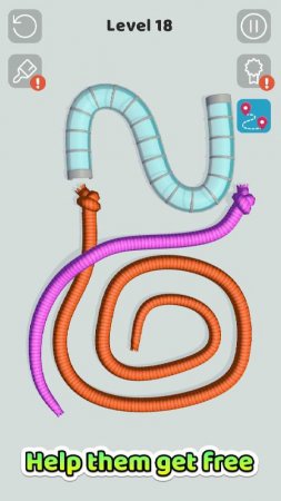 Tangled Snakes v 56.0.3 (Mod Money)