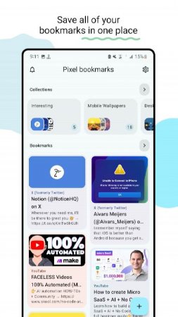 Pixel Bookmarks v 1.0.0 Mod (Premium)